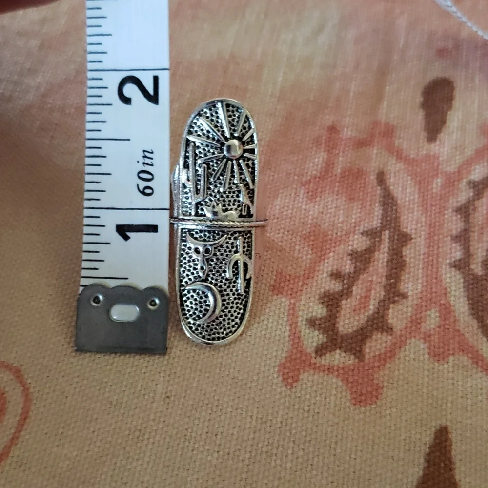 9 Southwestern Rings. Cowgirl Rodeo Cowboy Country Western Arrow Cactus - Picture 9 of 11
